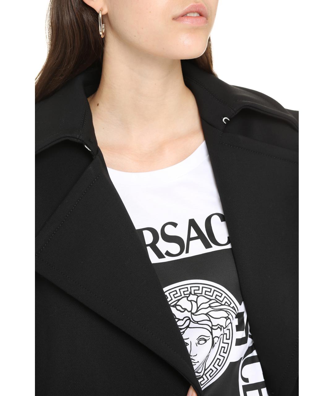 BOTTEGA VENETA Черное шерстяное пальто, фото 5