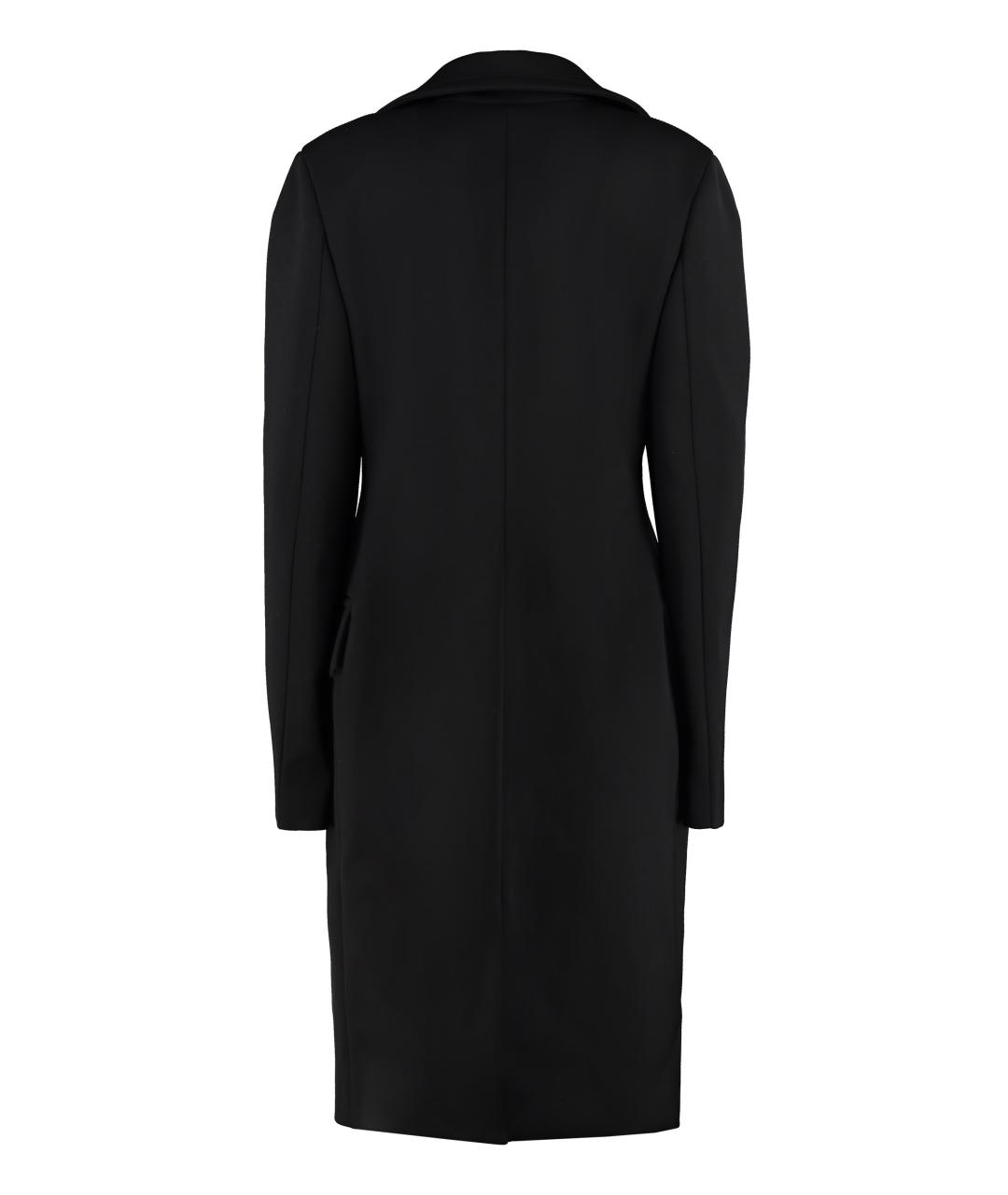 BOTTEGA VENETA Черное шерстяное пальто, фото 2