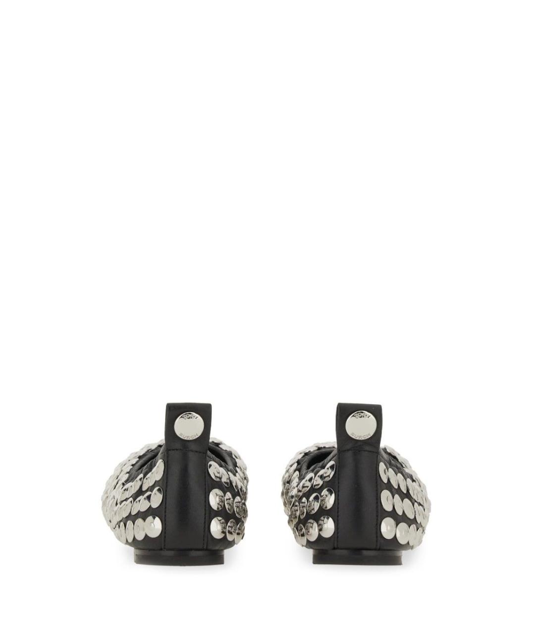 TORY BURCH Черные кожаные балетки, фото 2