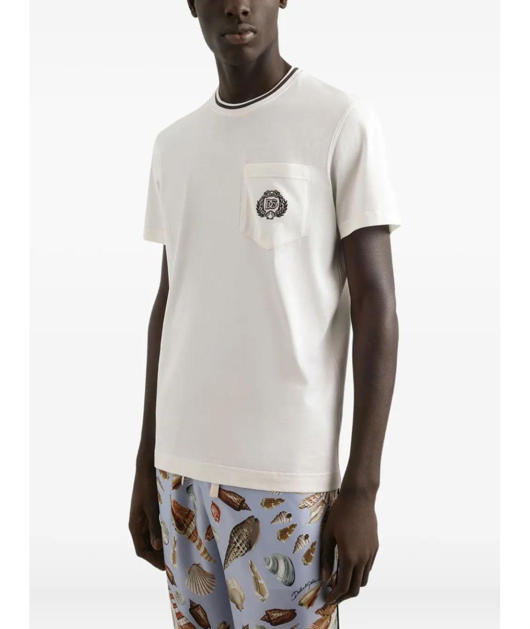 DOLCE&GABBANA Хлопковая футболка, фото 3