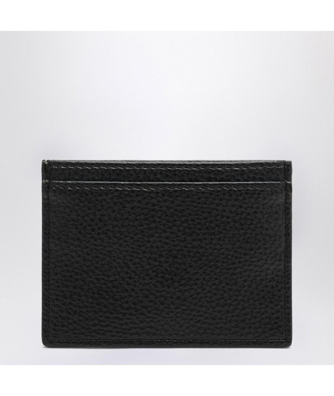 VIVIENNE WESTWOOD Черный кожаный кардхолдер, фото 3