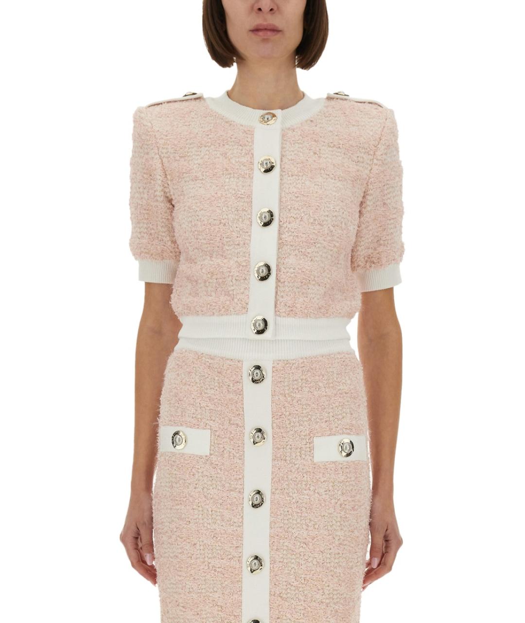 BALMAIN Розовый кардиган, фото 2