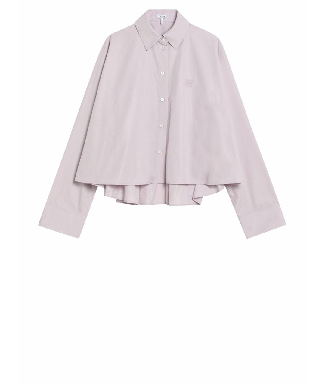 LOEWE Розовая хлопковая рубашка, фото 1