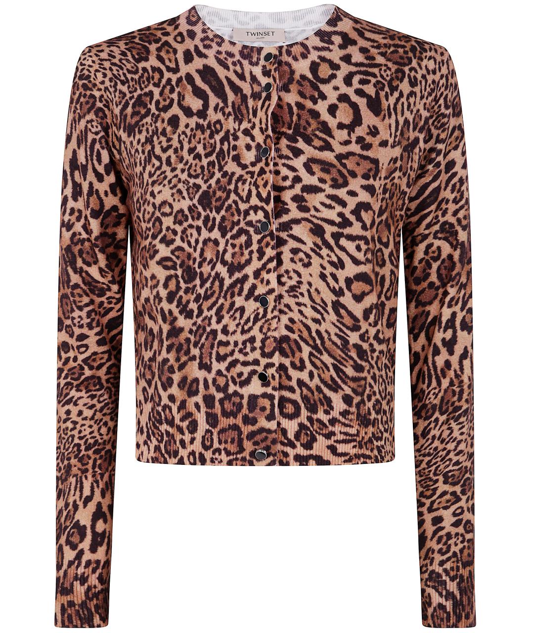 TWIN-SET Коричневый джемпер / свитер, фото 1