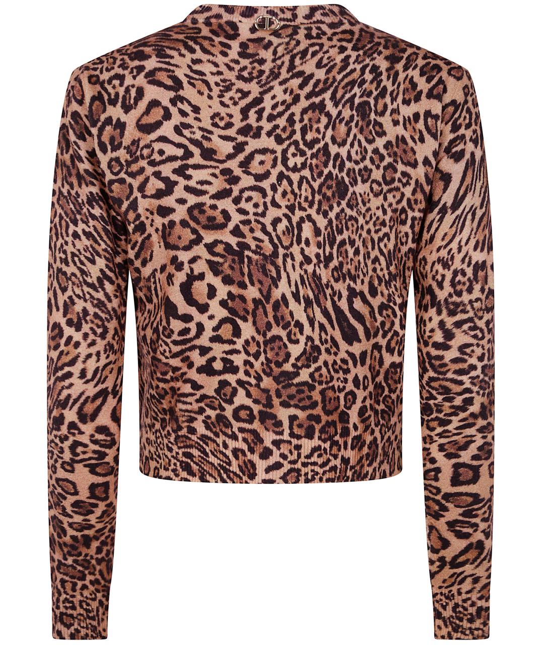 TWIN-SET Коричневый джемпер / свитер, фото 2