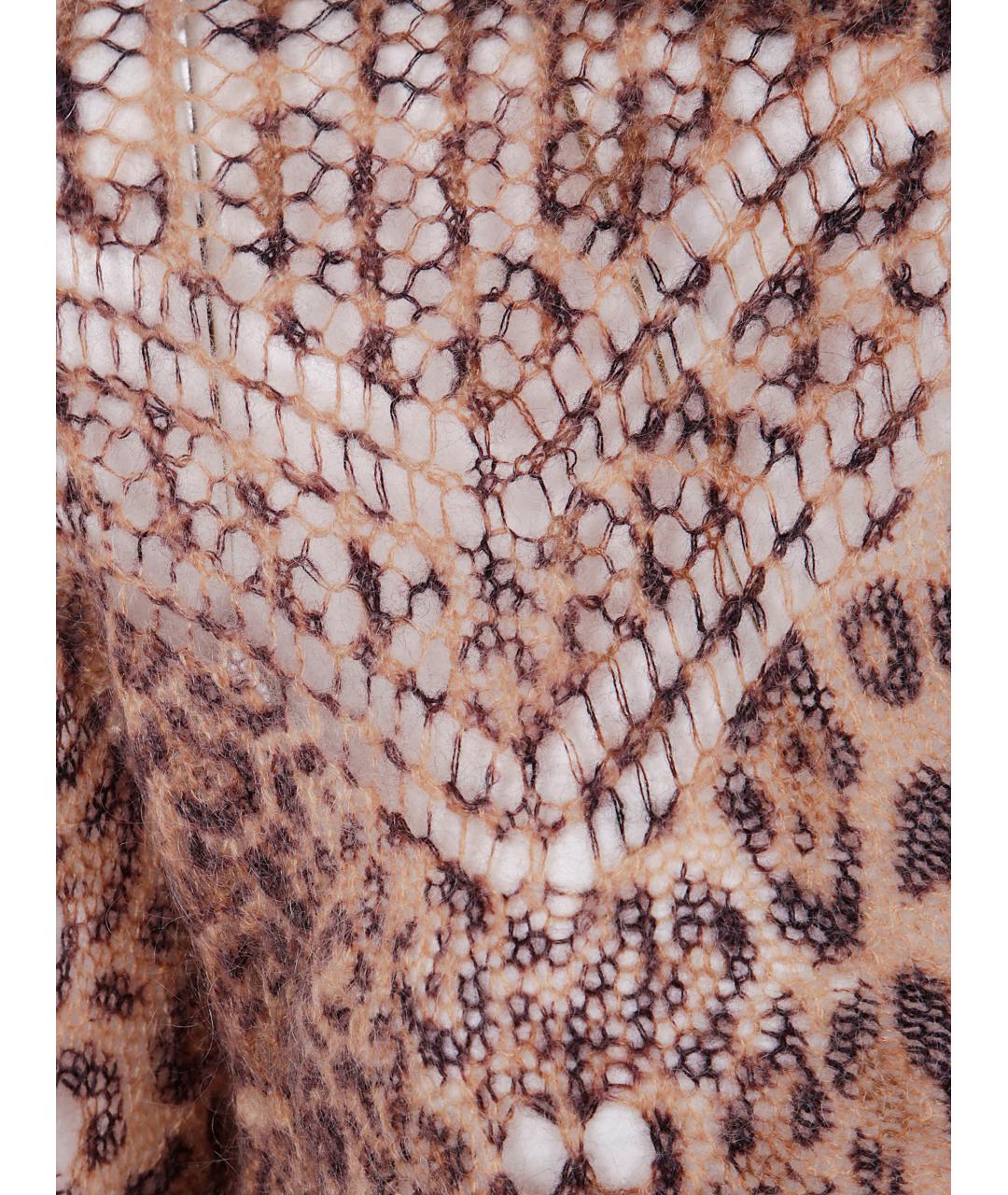 TWIN-SET Коричневый шерстяной джемпер / свитер, фото 3