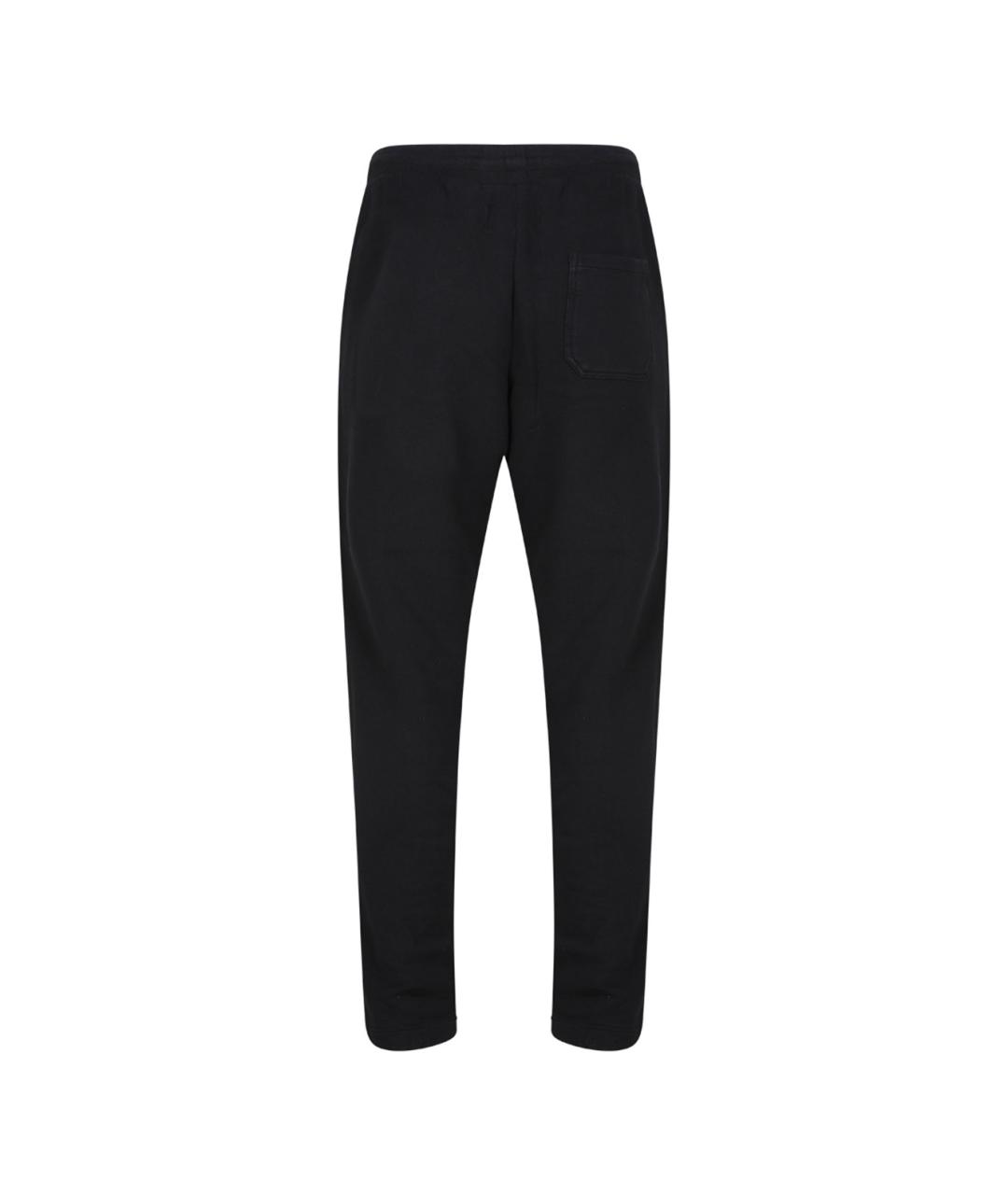 GOLDEN GOOSE DELUXE BRAND Черные шерстяные повседневные брюки, фото 2