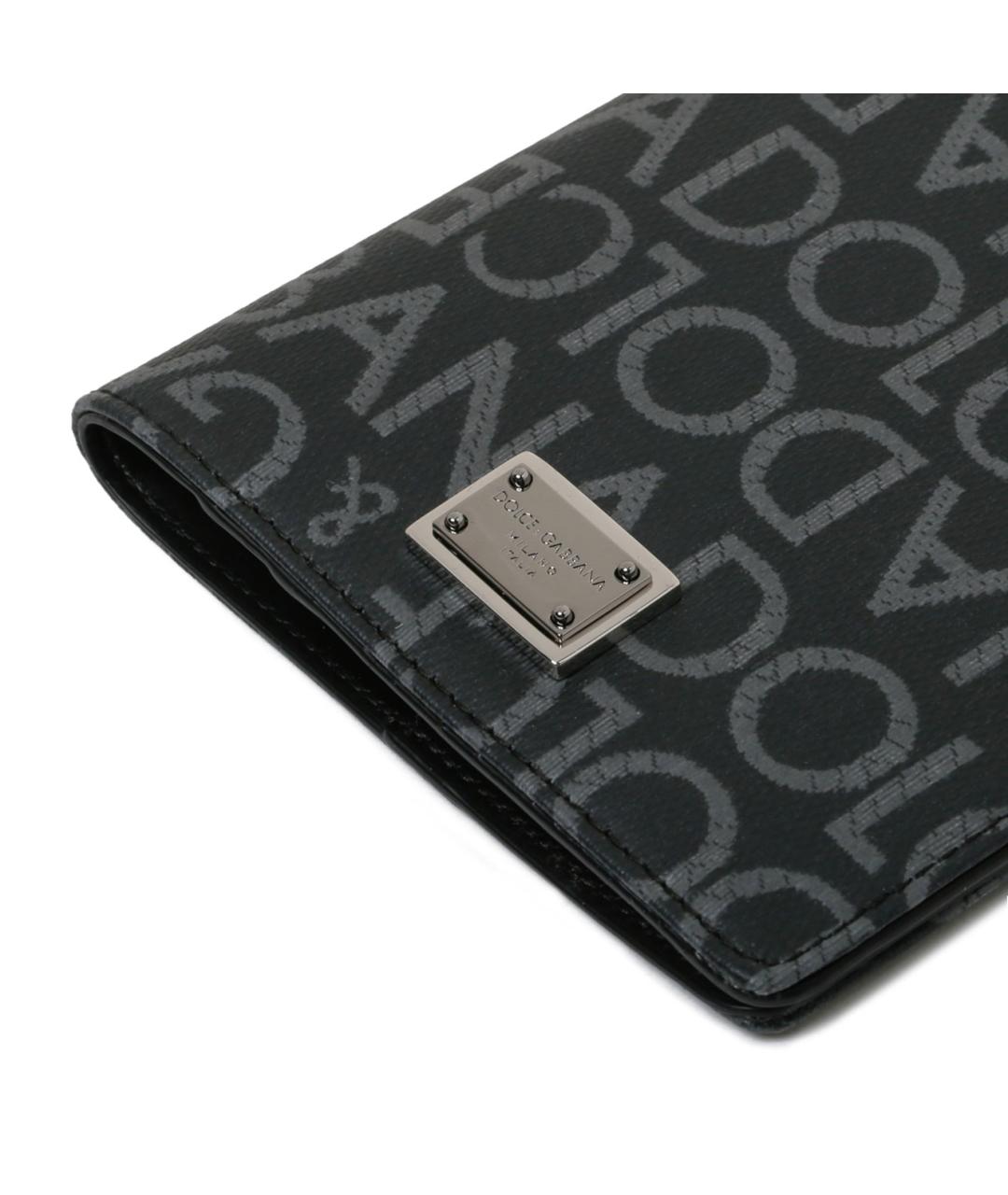 DOLCE&GABBANA Черный кошелек, фото 3