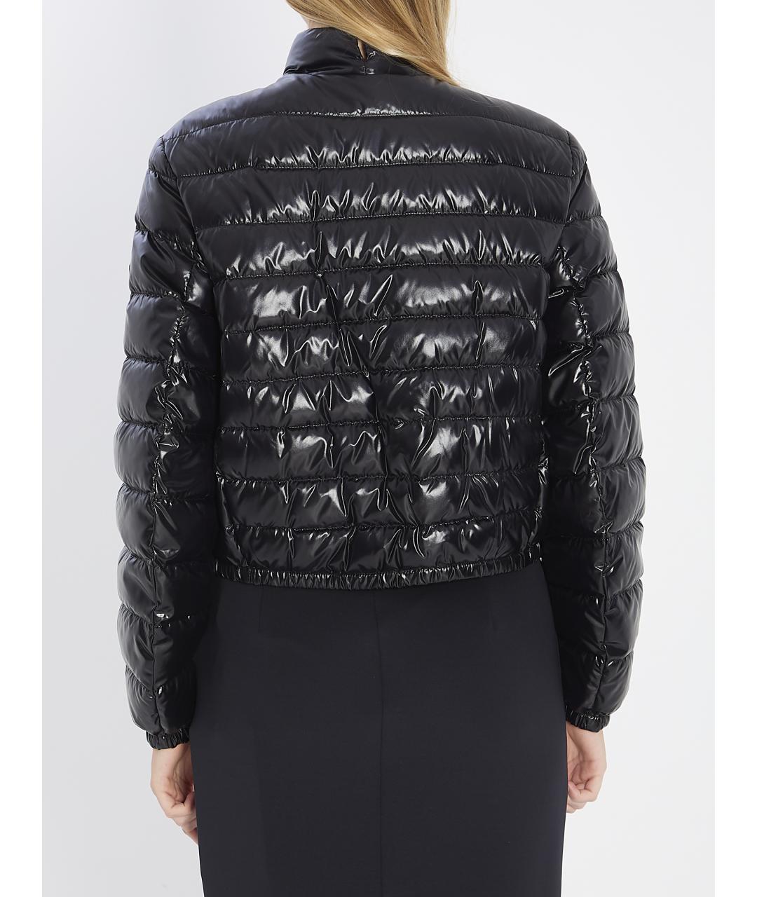 MONCLER Черная полиамидовая куртка, фото 5