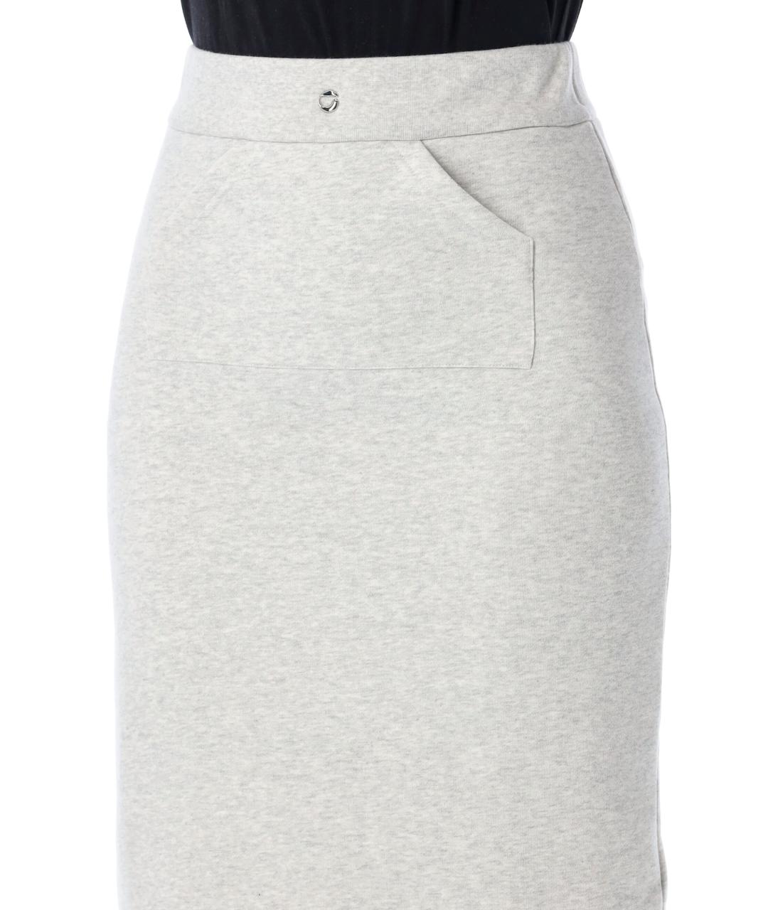 COPERNI Серая хлопковая юбка миди, фото 3