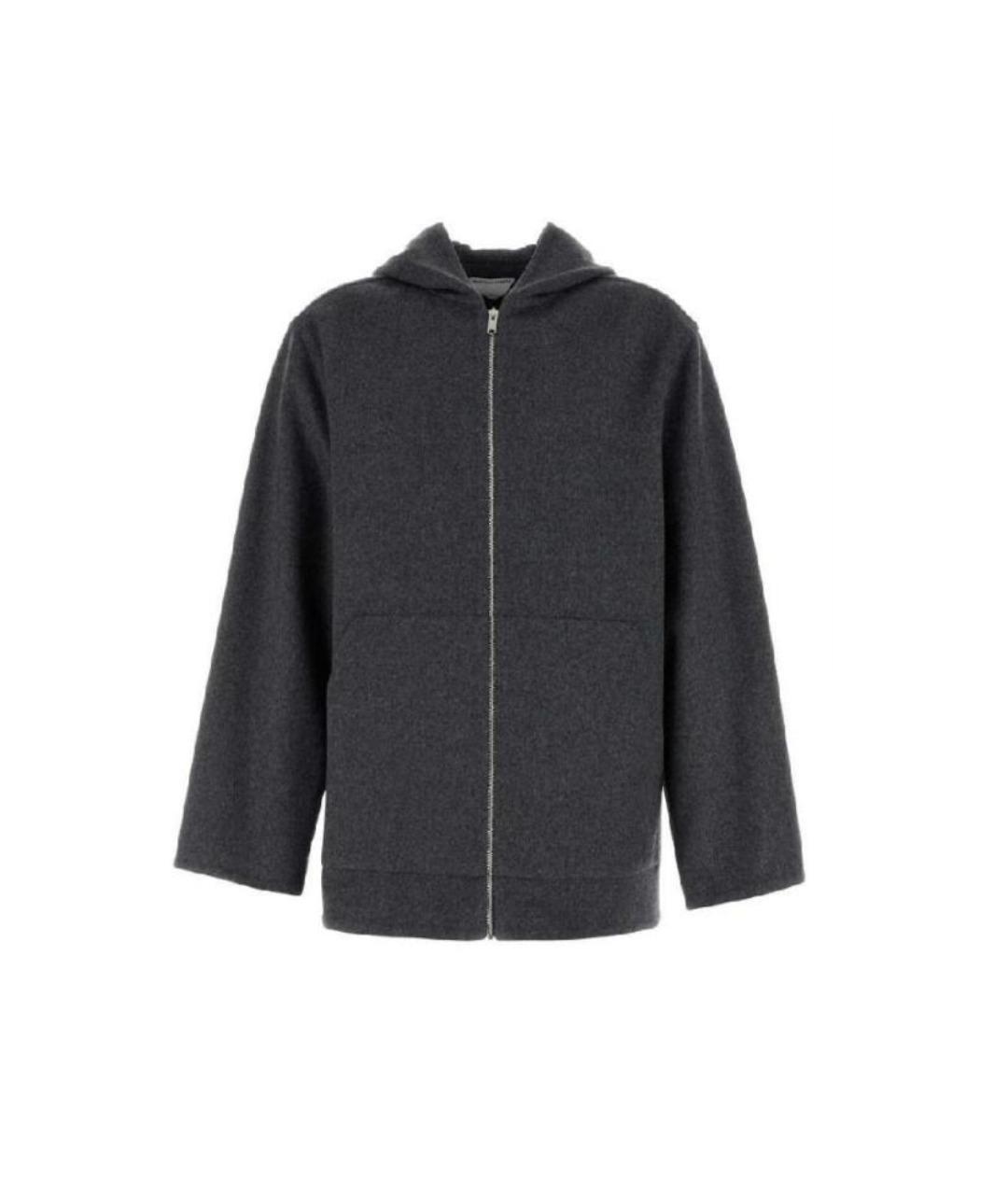 BOTTEGA VENETA Серая шерстяная куртка, фото 1