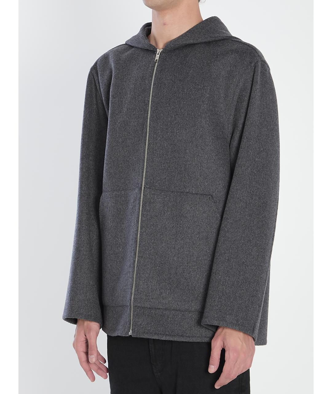 BOTTEGA VENETA Серая шерстяная куртка, фото 3