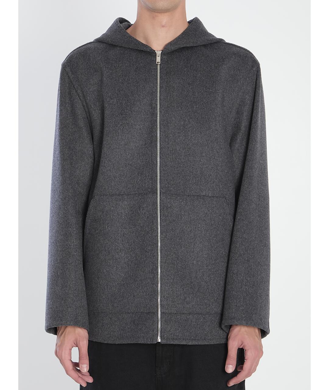 BOTTEGA VENETA Серая шерстяная куртка, фото 2