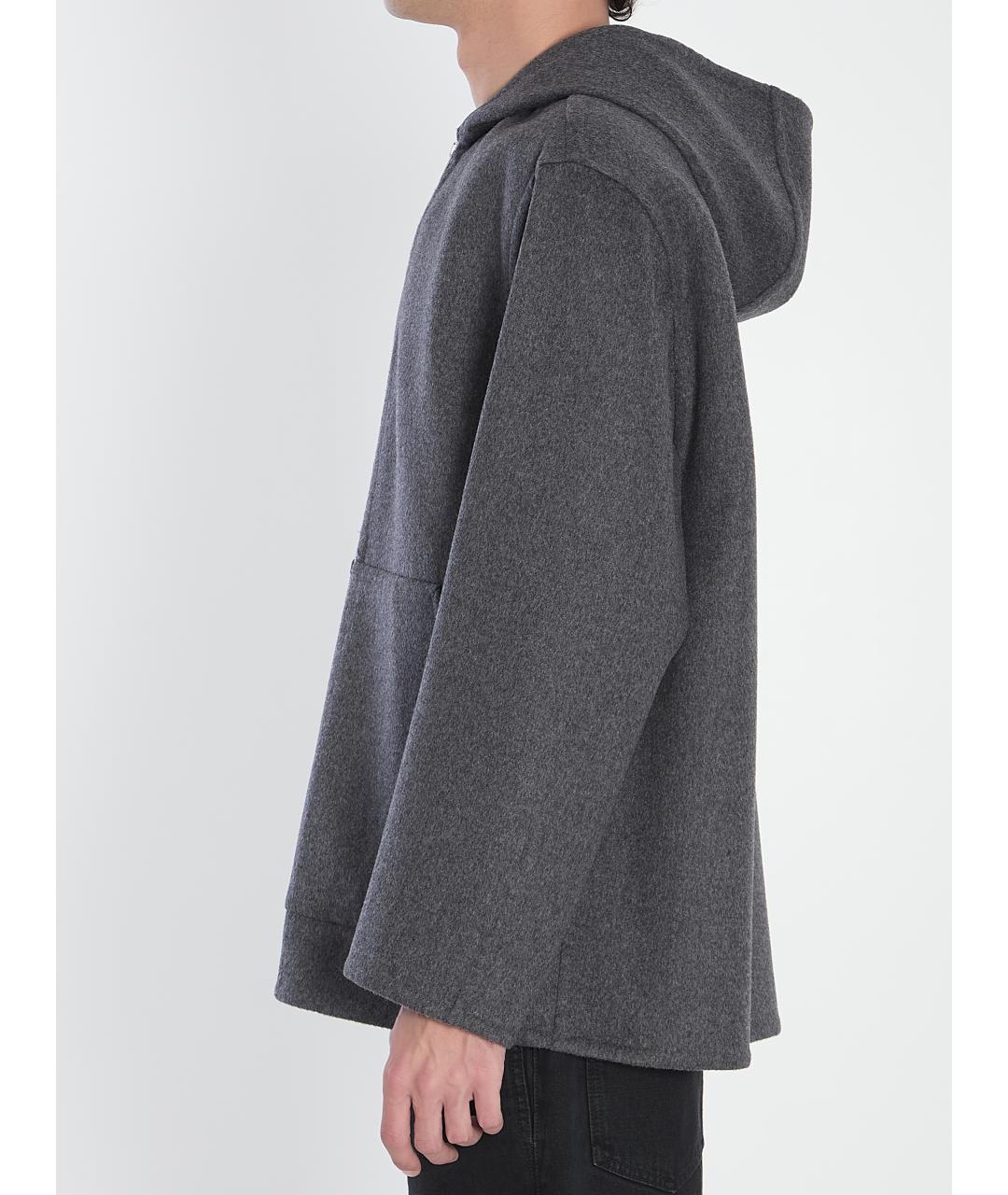 BOTTEGA VENETA Серая шерстяная куртка, фото 4