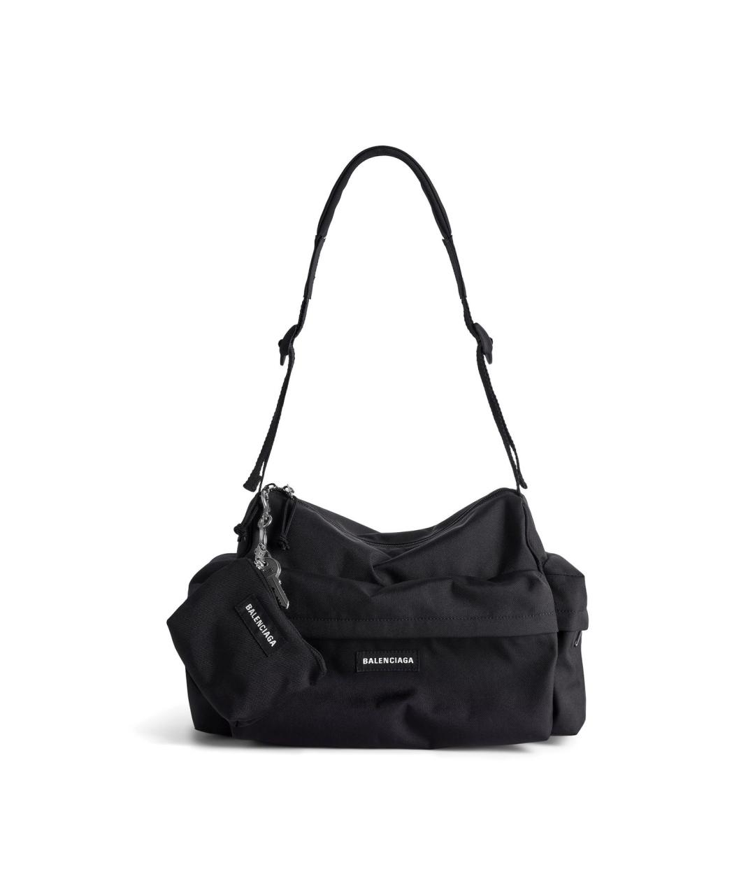 BALENCIAGA Черный брелок, фото 3