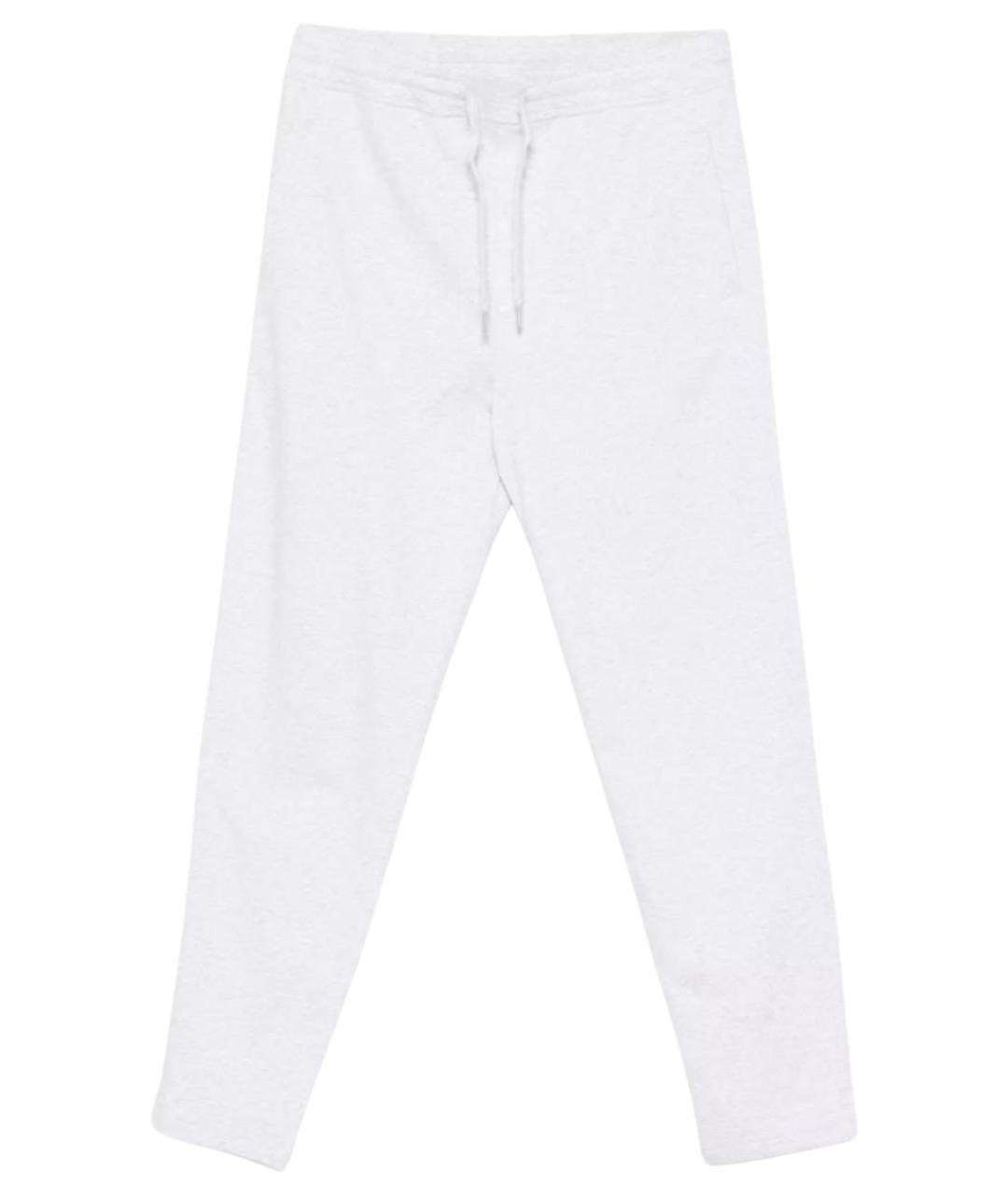 BRUNELLO CUCINELLI Серые хлопковые повседневные брюки, фото 1