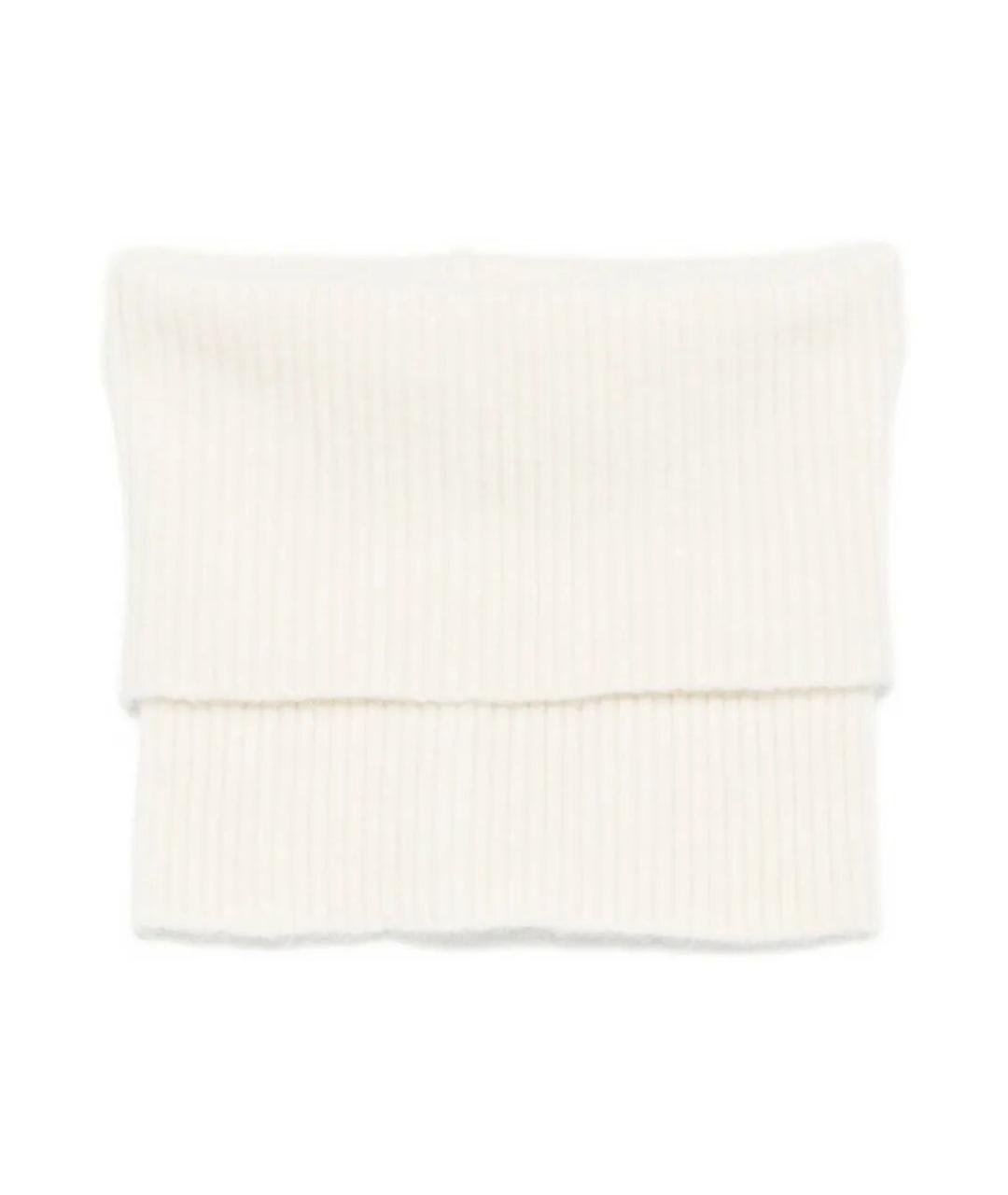 RICK OWENS Бежевый шерстяной шарф, фото 1