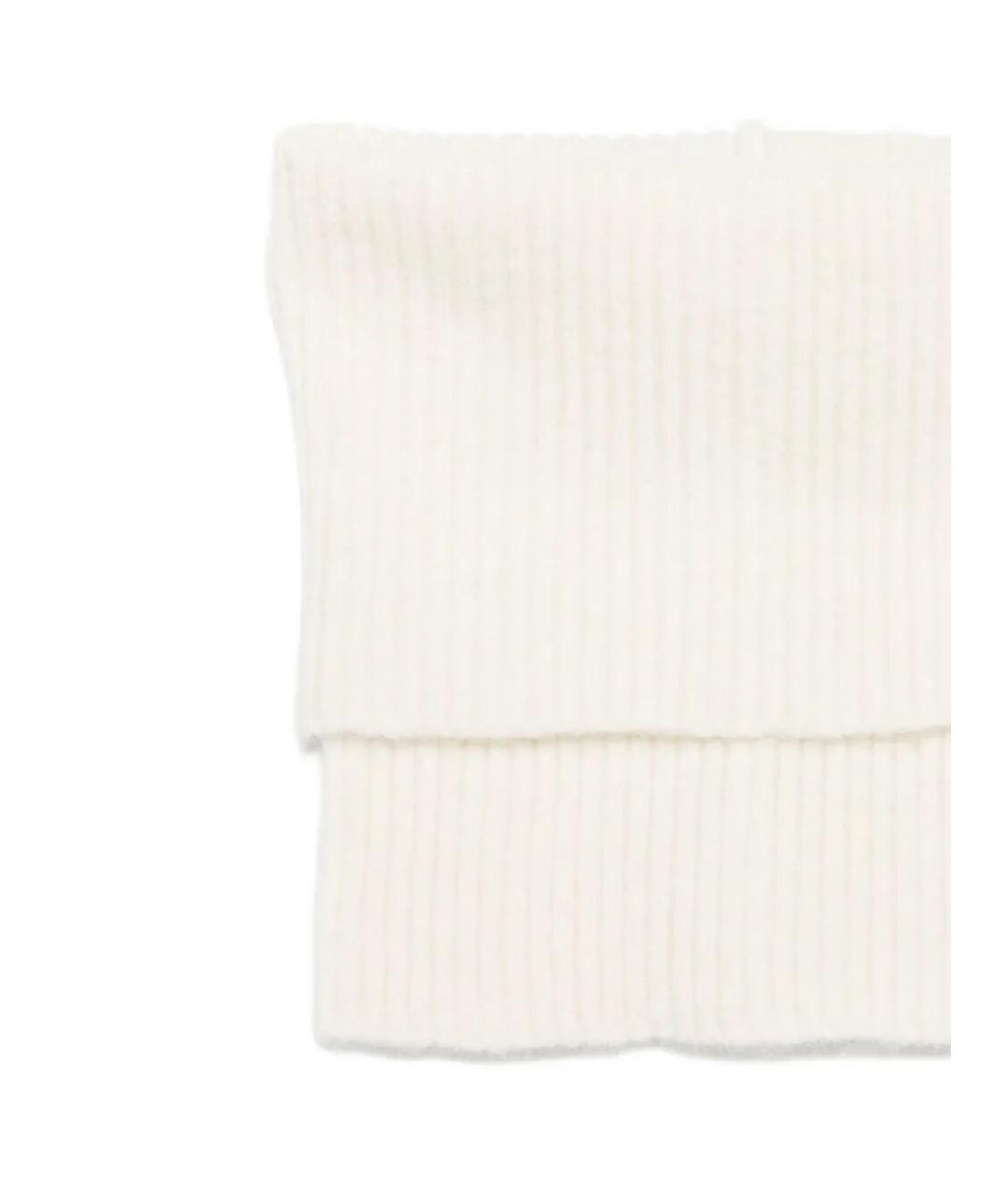 RICK OWENS Бежевый шерстяной шарф, фото 2