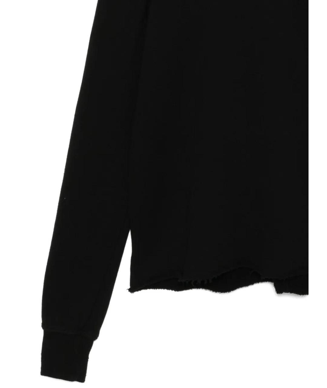 RICK OWENS DRKSHDW Черный хлопковый джемпер / свитер, фото 3
