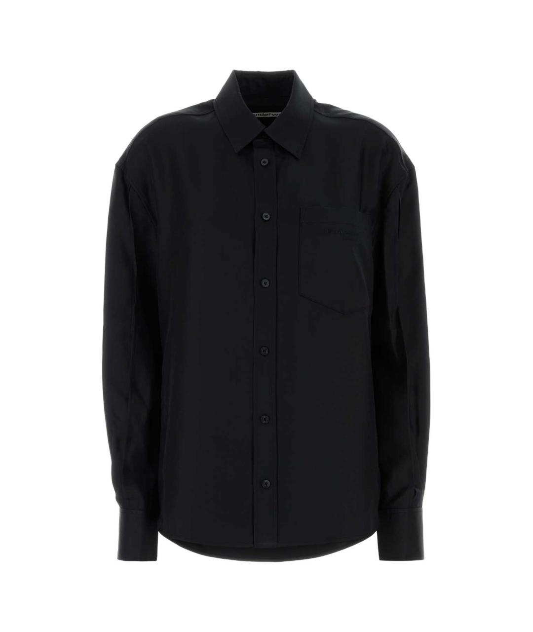ALEXANDER WANG Черная хлопковая рубашка, фото 1