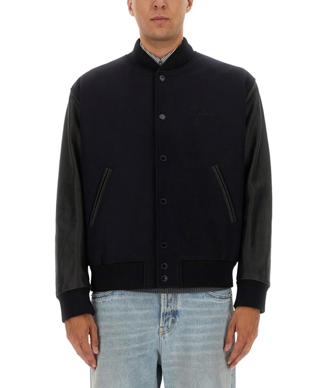 GOLDEN GOOSE DELUXE BRAND Синяя шерстяная куртка, фото 6