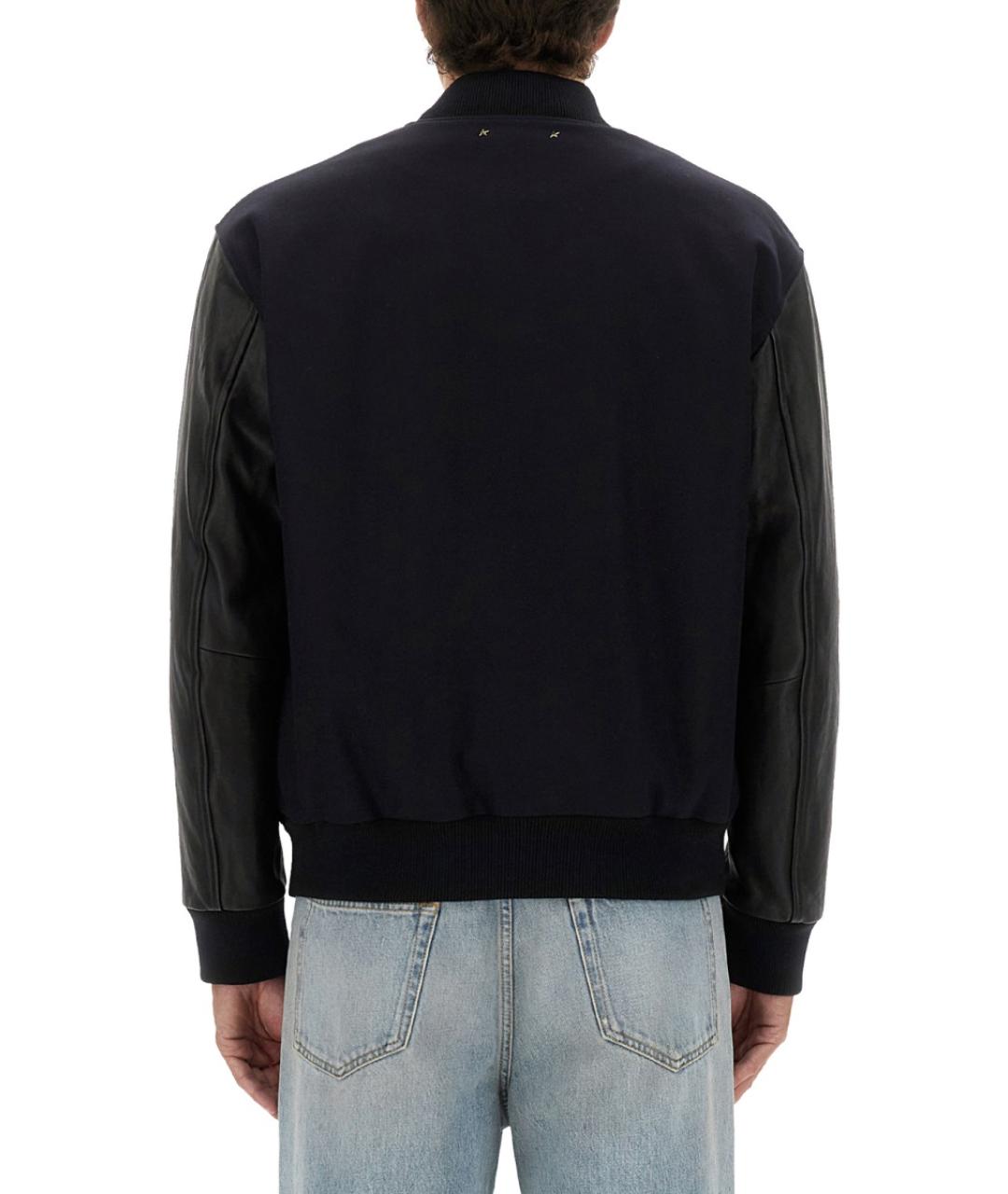 GOLDEN GOOSE DELUXE BRAND Синяя шерстяная куртка, фото 2