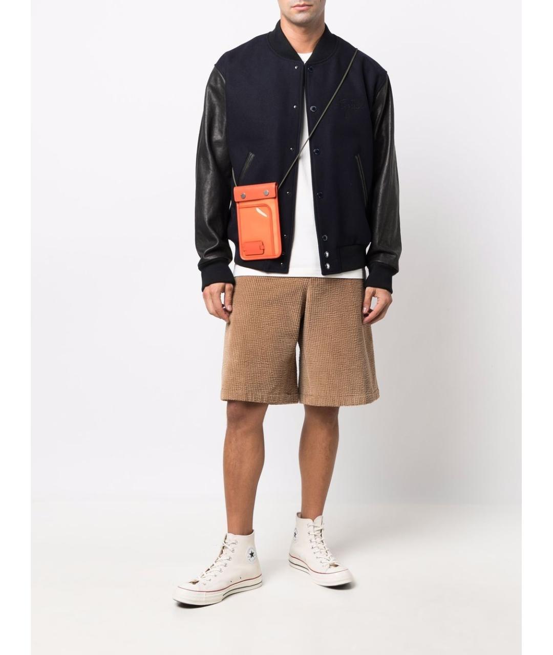 GOLDEN GOOSE DELUXE BRAND Синяя шерстяная куртка, фото 5