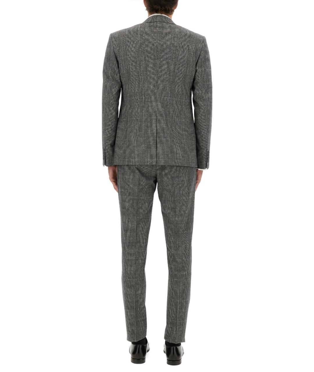 DOLCE&GABBANA Серый классический костюм, фото 1
