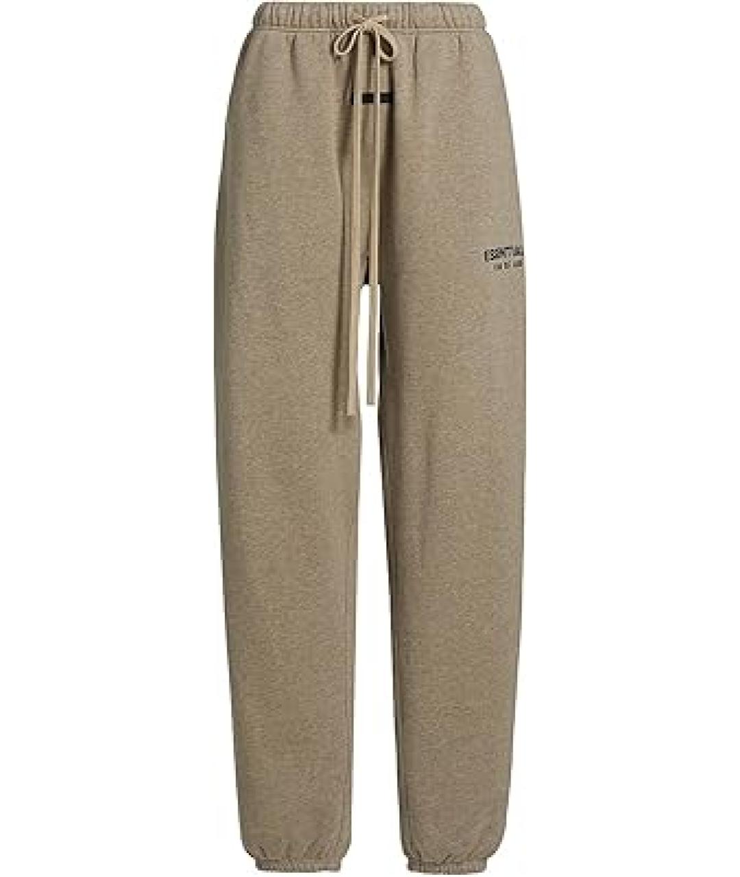 FEAR OF GOD ESSENTIALS Серые хлопковые повседневные брюки, фото 1