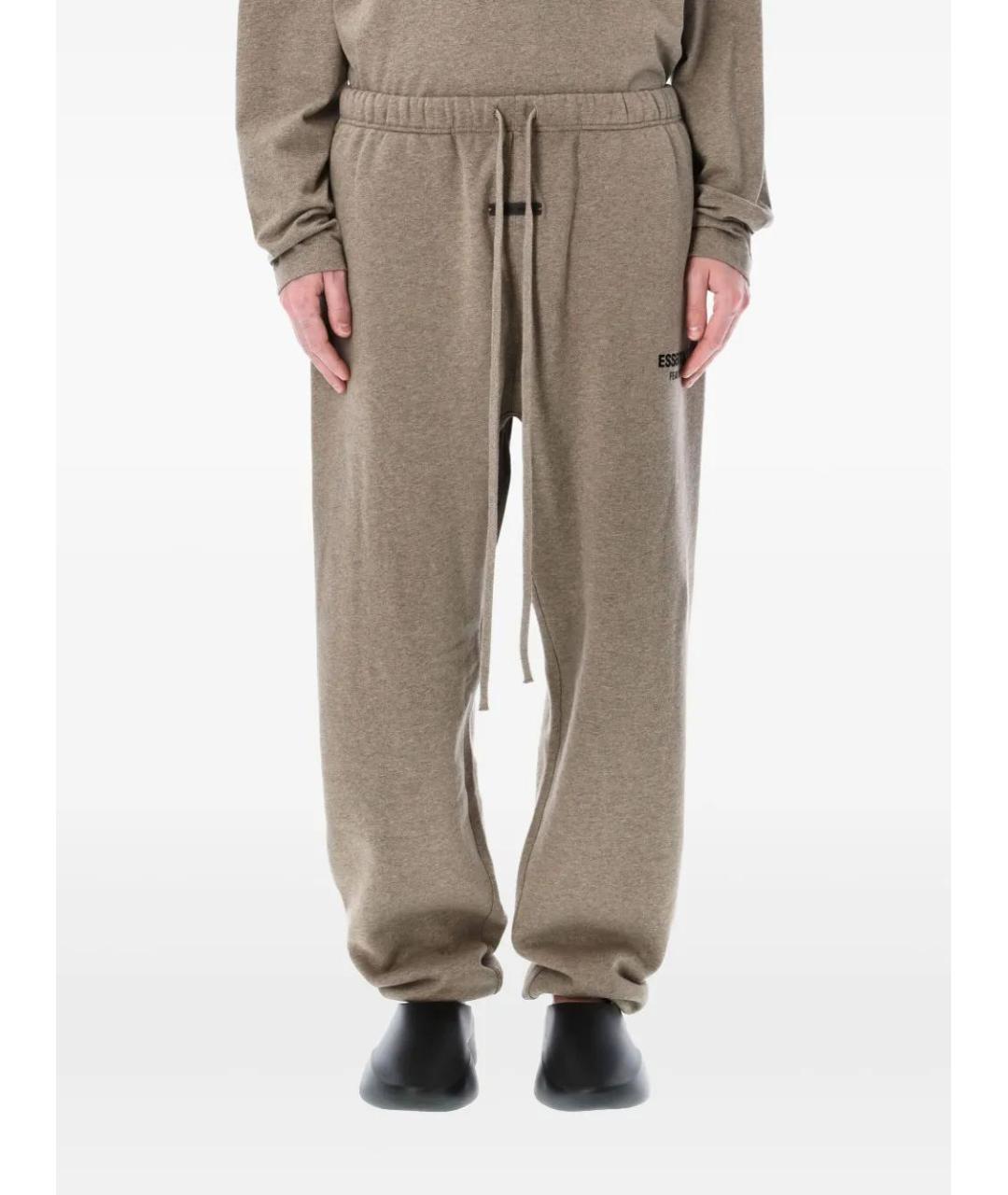 FEAR OF GOD ESSENTIALS Серые хлопковые повседневные брюки, фото 2