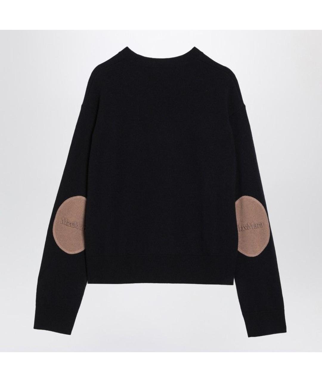 'S MAX MARA Синий шерстяной джемпер / свитер, фото 2