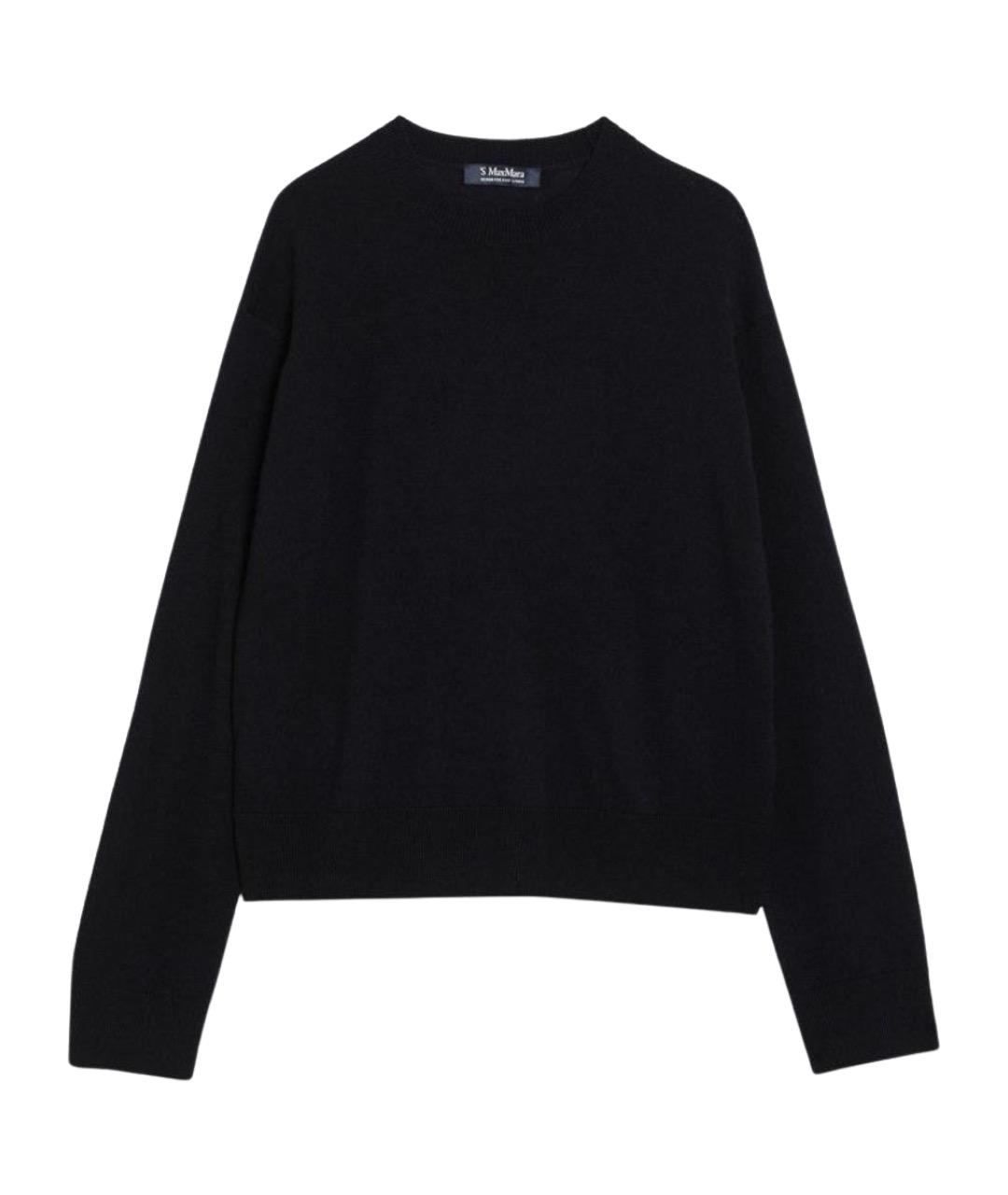 'S MAX MARA Синий шерстяной джемпер / свитер, фото 1