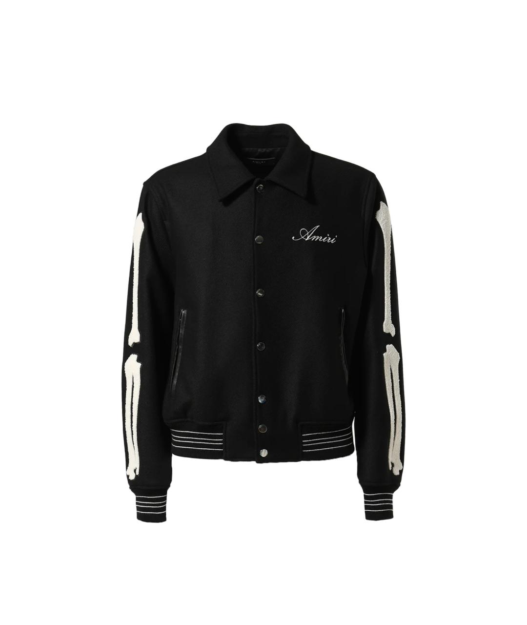 AMIRI Черная шерстяная куртка, фото 1