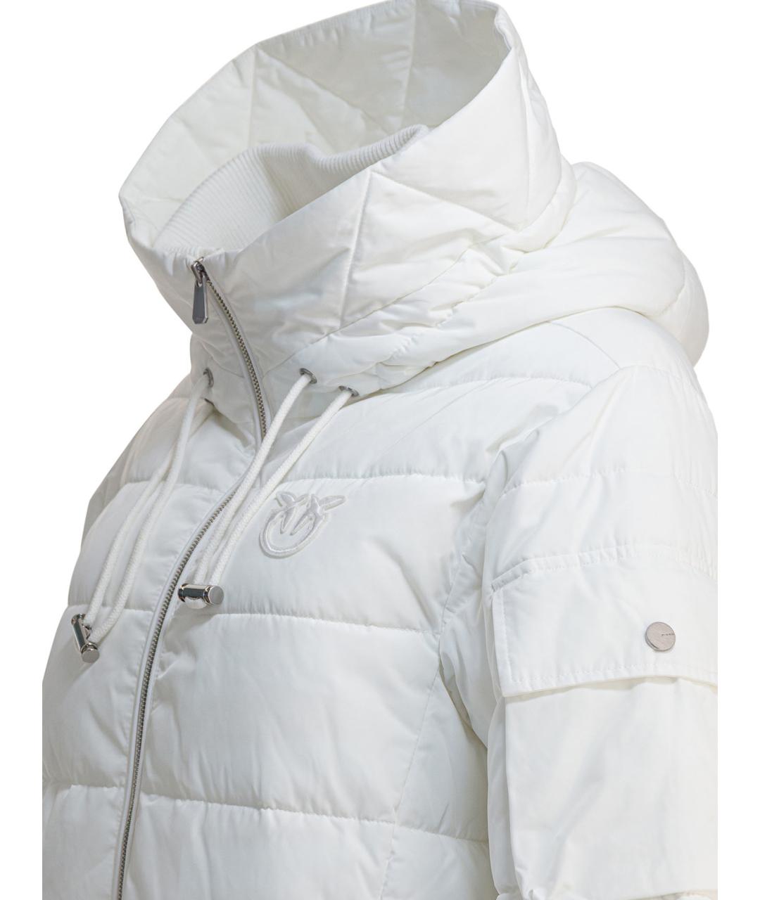 PINKO Белая полиэстеровая куртка, фото 4