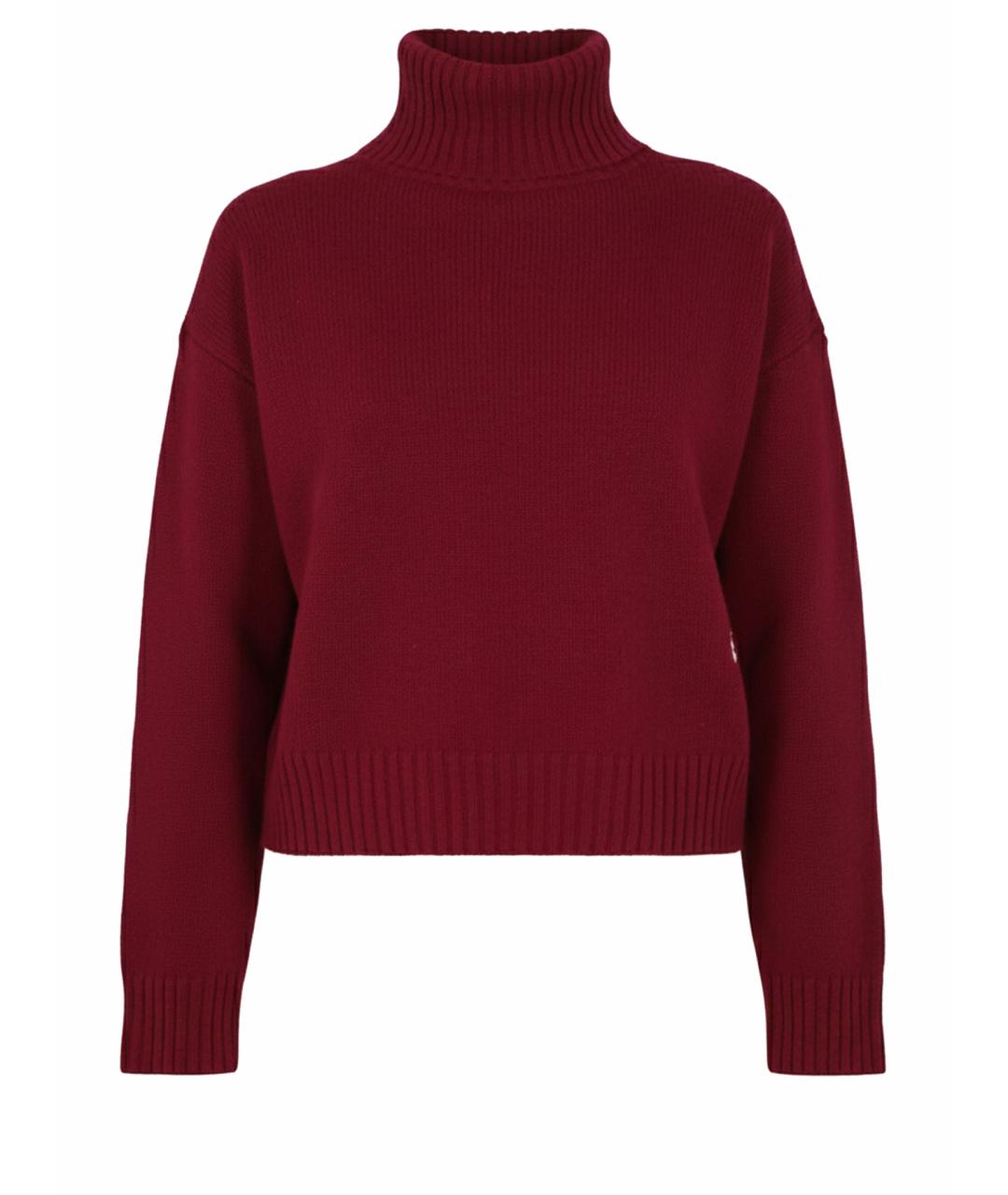 SPORTY AND RICH Бордовый хлопковый джемпер / свитер, фото 1