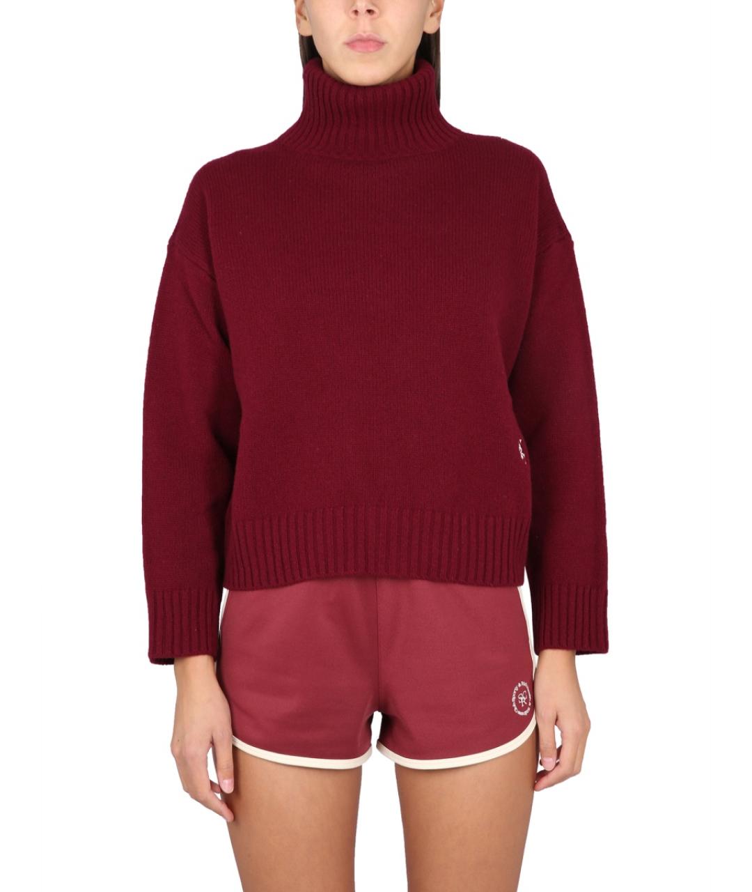SPORTY AND RICH Бордовый хлопковый джемпер / свитер, фото 5