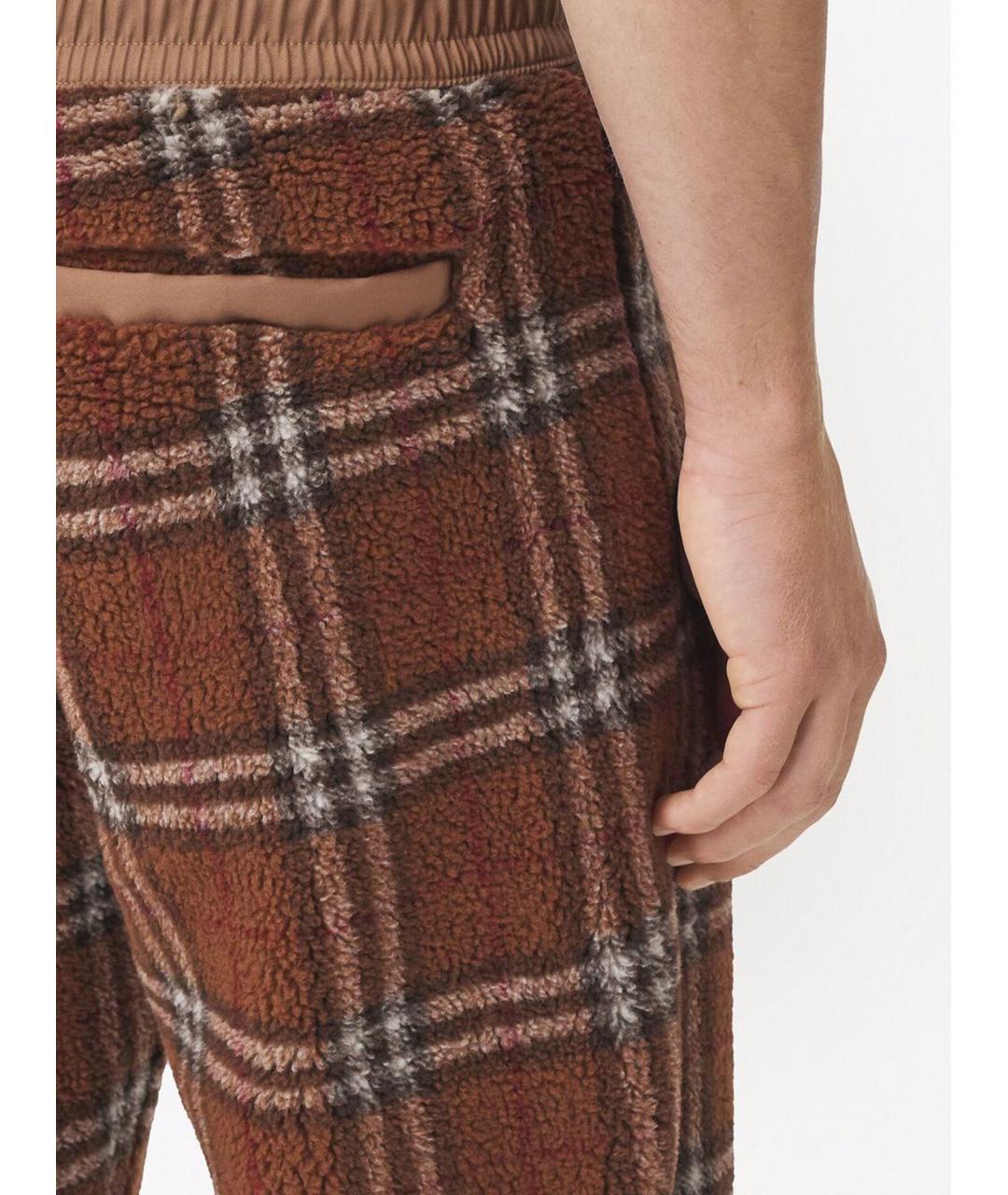 BURBERRY Коричневые повседневные брюки, фото 2