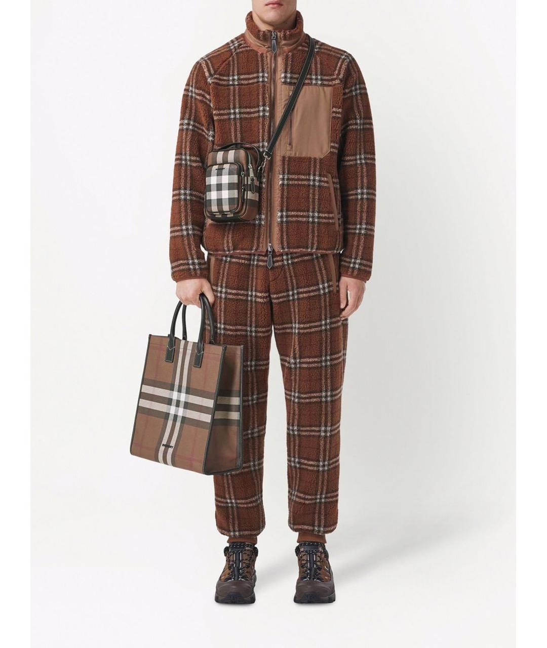 BURBERRY Коричневые повседневные брюки, фото 3