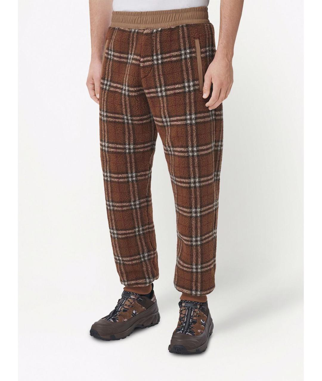 BURBERRY Коричневые повседневные брюки, фото 4