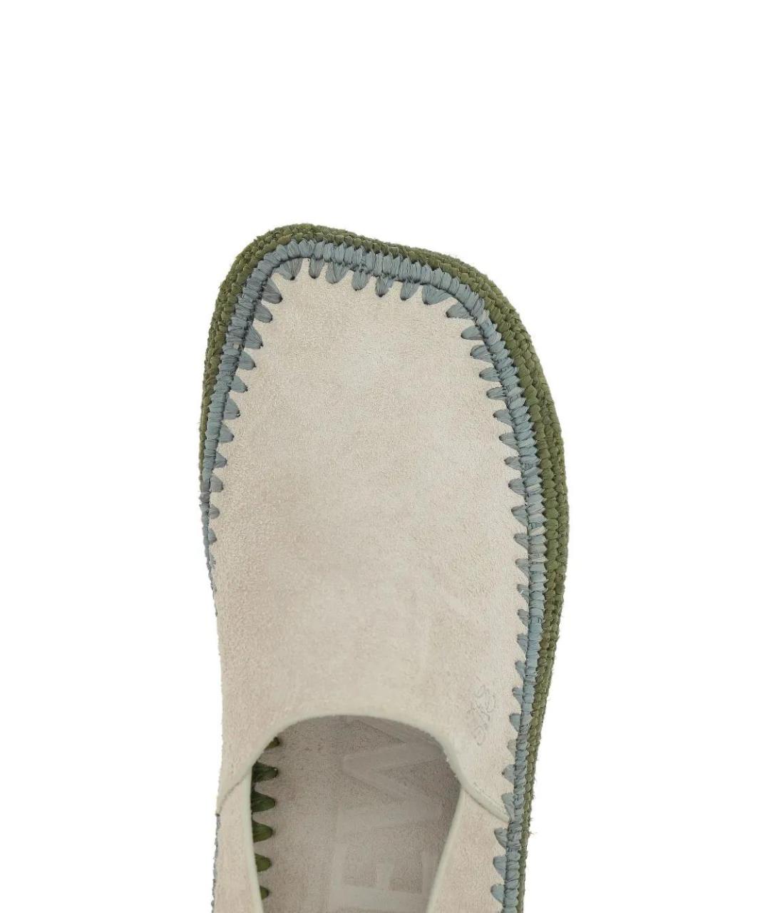 LOEWE Серые замшевые эспадрильи, фото 4