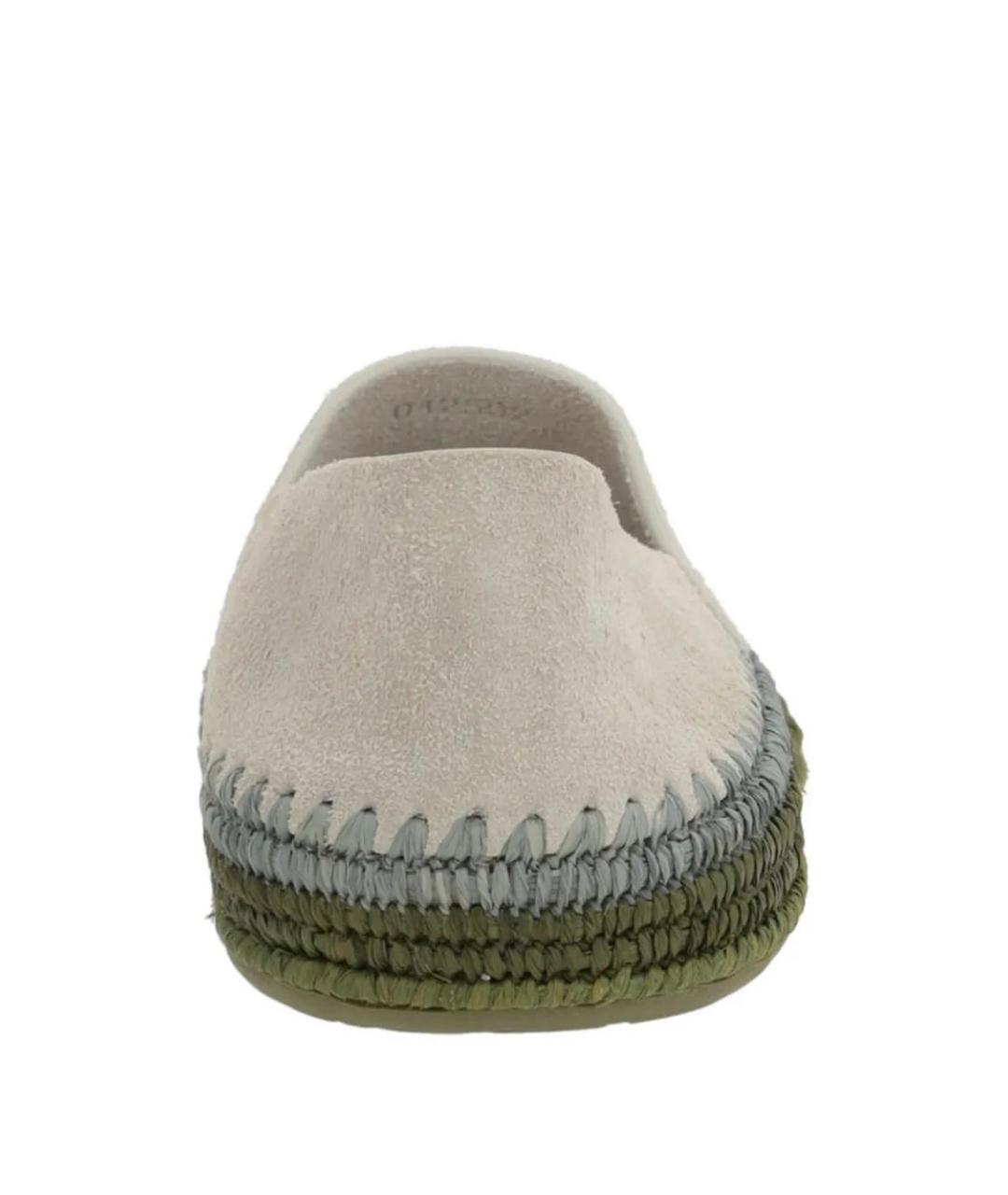 LOEWE Серые замшевые эспадрильи, фото 3