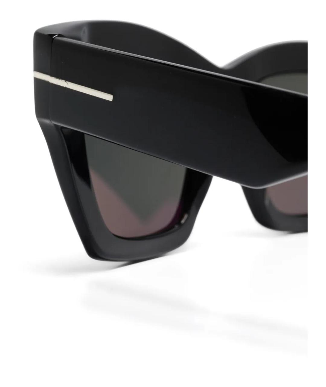 TOM FORD Черные пластиковые солнцезащитные очки, фото 3