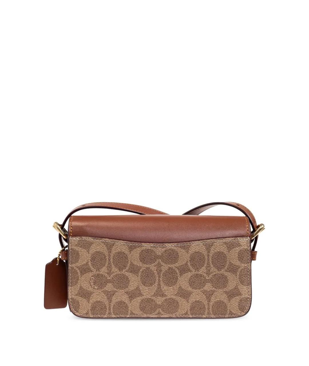 COACH Коричневая сумка через плечо, фото 3