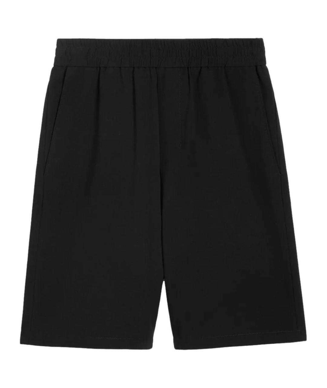 Ami Paris Черные хлопковые шорты, фото 1