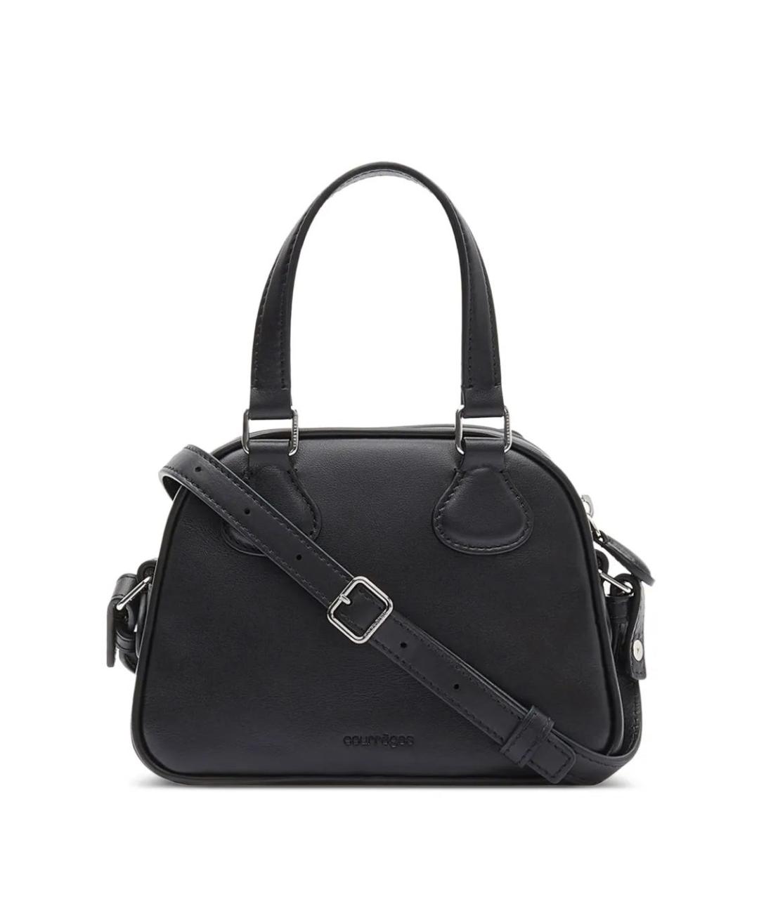 COURREGES Черная сумка с короткими ручками, фото 5