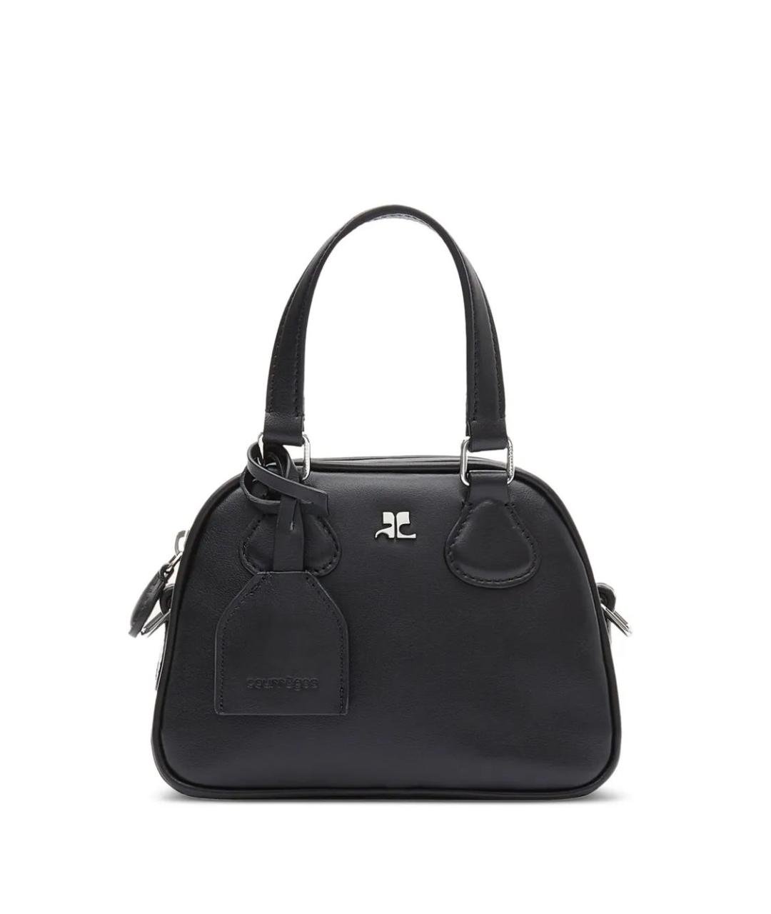 COURREGES Черная сумка с короткими ручками, фото 1