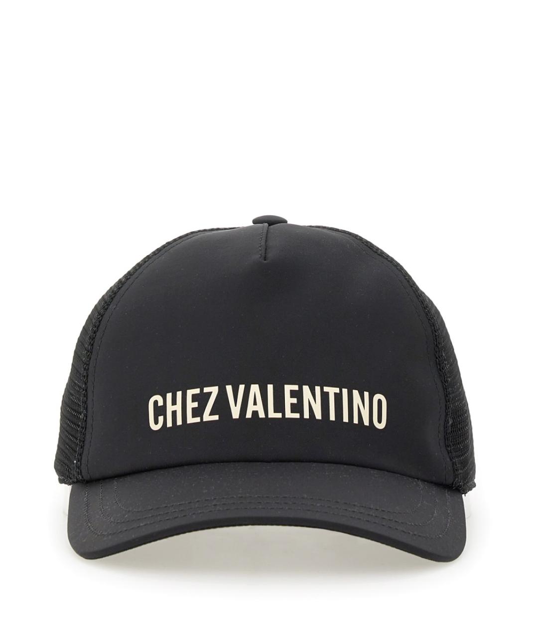 VALENTINO Черная синтетическая кепка/бейсболка, фото 1