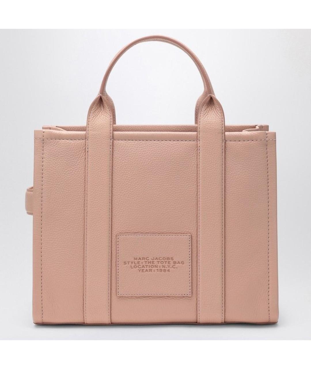 MARC JACOBS Розовая кожаная сумка тоут, фото 2