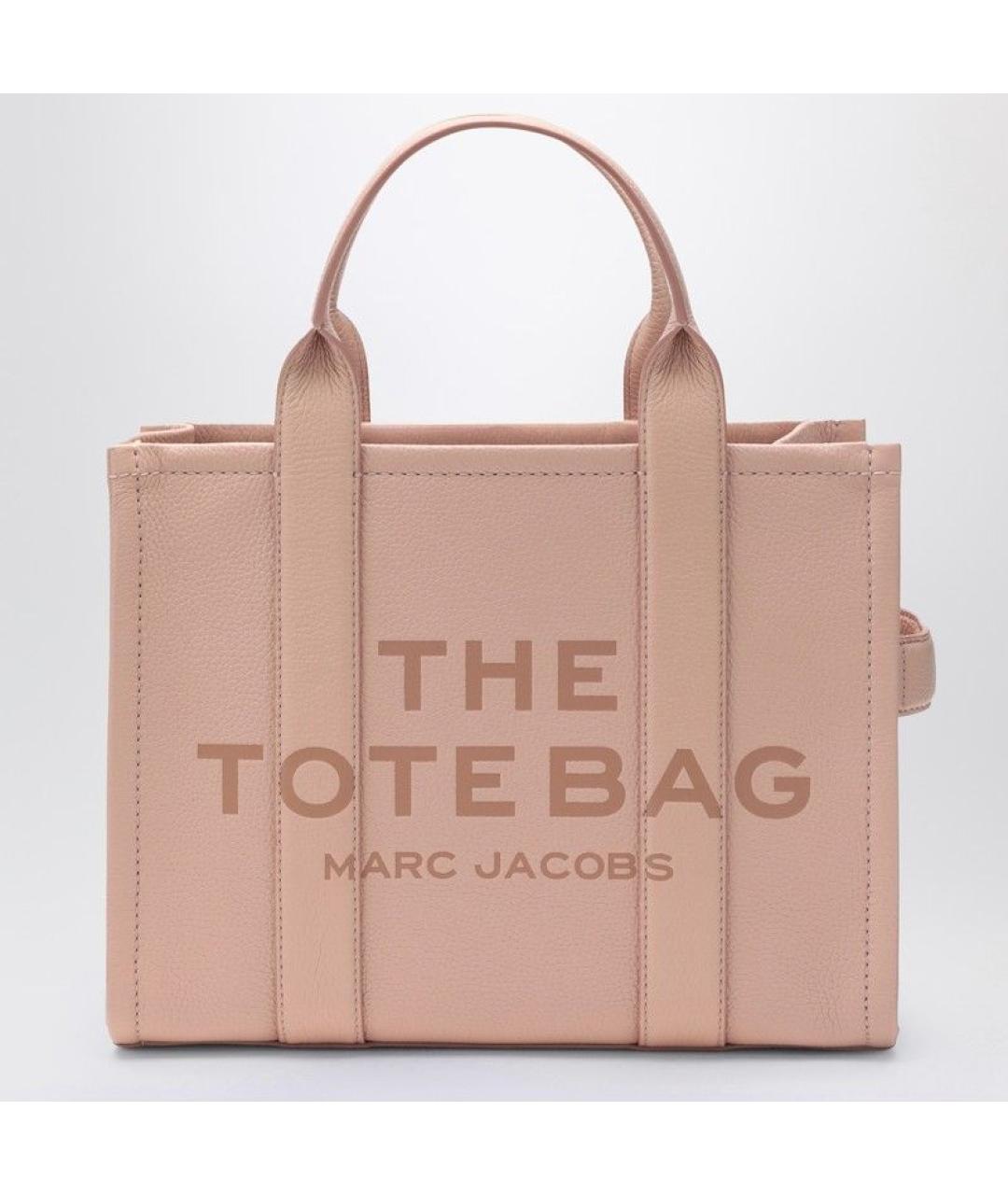 MARC JACOBS Розовая кожаная сумка тоут, фото 3