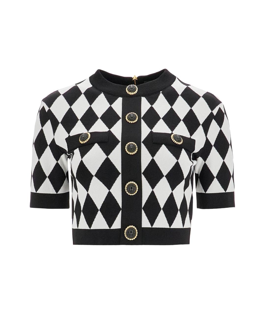 BALMAIN Мульти полиэстеровый джемпер / свитер, фото 1